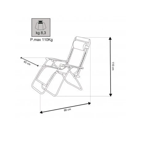 Poltrona Sdraio Cosma Comfort 5 Poltrona Sdraio Cosma Comfort - immagine 3