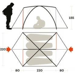 Tenda Ferrino Lhotse 4 9 Tenda Ferrino Lhotse 4 -Brunner tenda ferrino lhotse 4 quattro stagioni campo base isolamento termico aereazione comfort robustezza 3